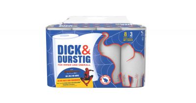 Dick+Durstig Küchenrollen 8er